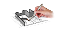 Mise en forme d'un plan de permis de construire