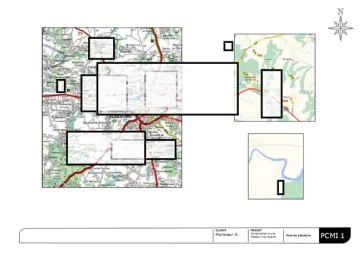 Exemple (tronqué) de plan de situation