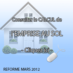 Calcul emprise au sol