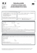 Téléchargez l'imprimé CERFA n°13703*03 – Formulaire de déclaration de travaux simplifié