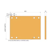 Dimension des blocs de renforts bois