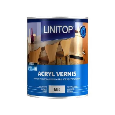 ACRYL VERNIS : Vernis acrylique PU en phase aqueuse. - Réf. L296