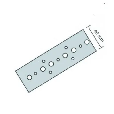 Feuillard perforé FP - Réf. FP40/2/50