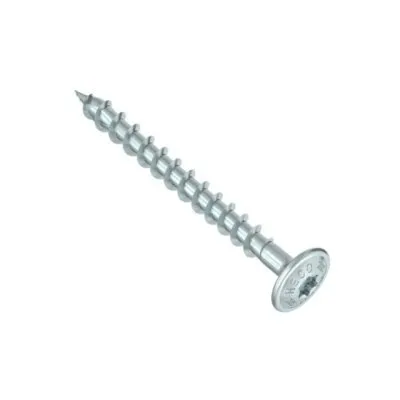 HECO-TOPIX-plus, vis à plateau, T-Drive, filet total variable, zingué blanc, A3K - Réf. 61960