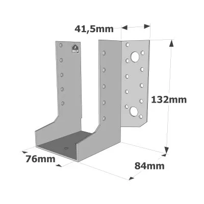 Sabots à ailes extérieures, gamme SAE CLASSIQUE (épaisseur 2mm, profondeur 84mm) - Réf. SAEL340/76/2