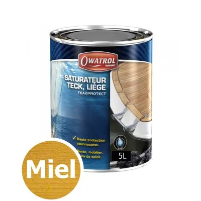 TEAK PROTECT : Saturateur teck et liège - Réf. 1501