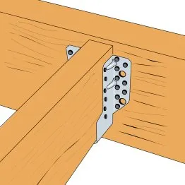 Clouage total sur bois