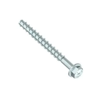 Vis HECO MULTI-MONTI-PLUS SS - tête hexagonale avec embase - zingué blanc - D12 x L90 - Réf. 48409