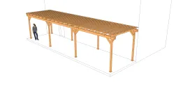 Module 2 : pergola sur huit poteaux