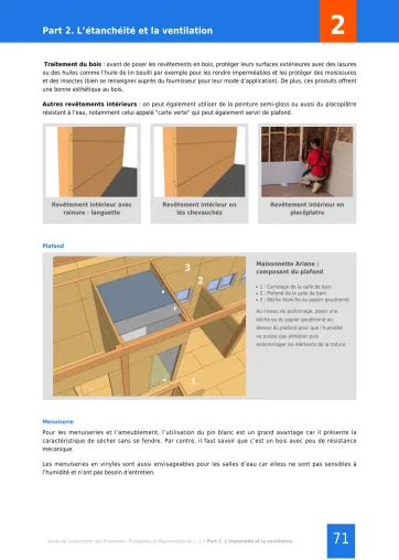 Extrait de la rubrique étanchéité