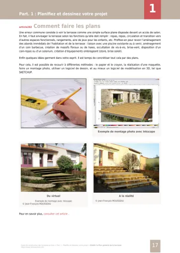 Extrait de la rubrique comment faire les plans ?