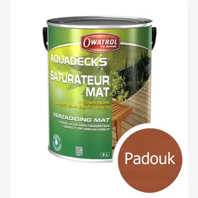 AQUADECKS : Saturateur bois à l'eau - Réf. 553