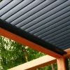 Chéneau Aluminium - Couleur : noir mat - longueur : 2m
