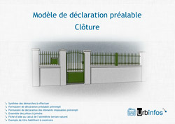 Exemple déclaration préalable clôture